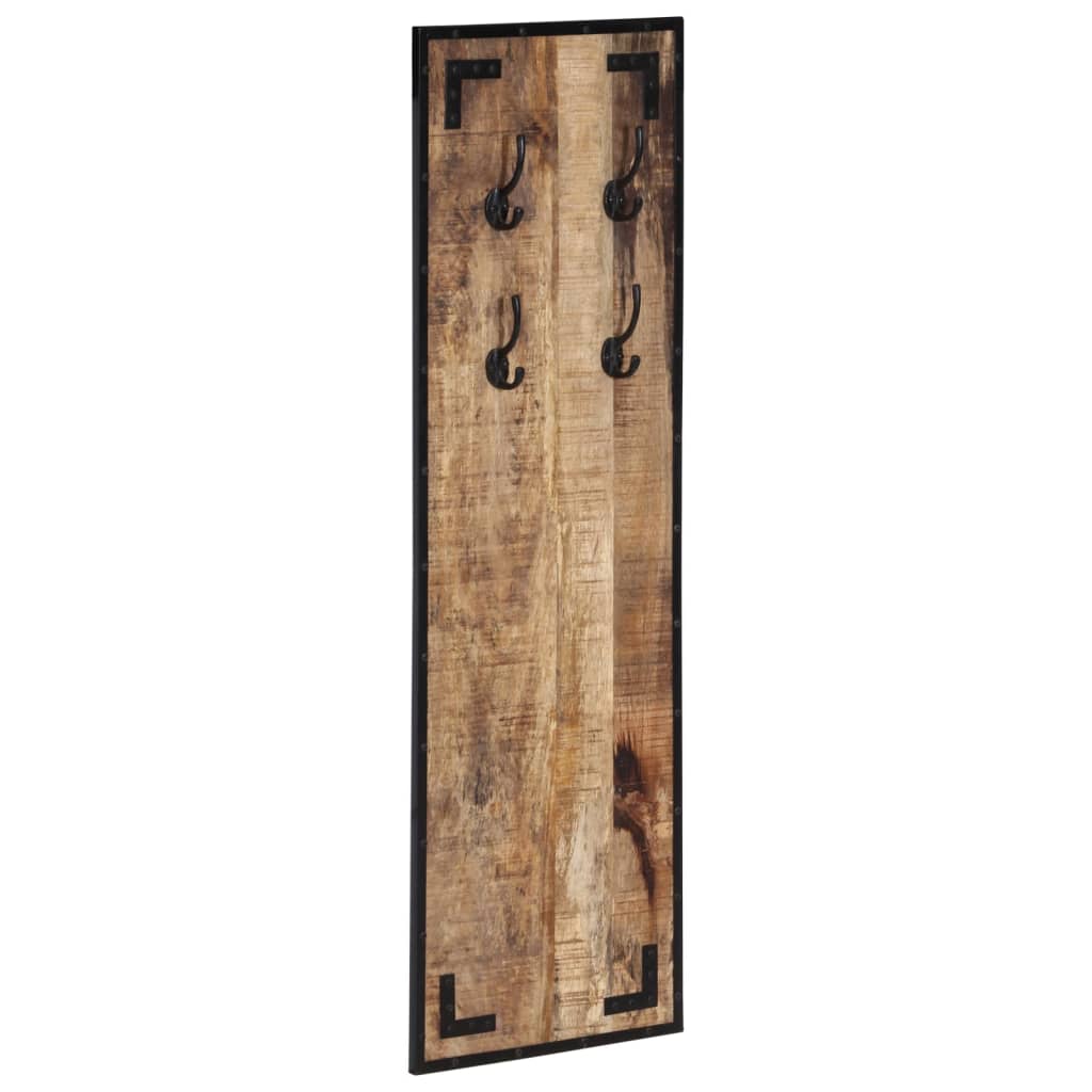Vestiaire 35x8x110 cm Bois massif brut de manguier