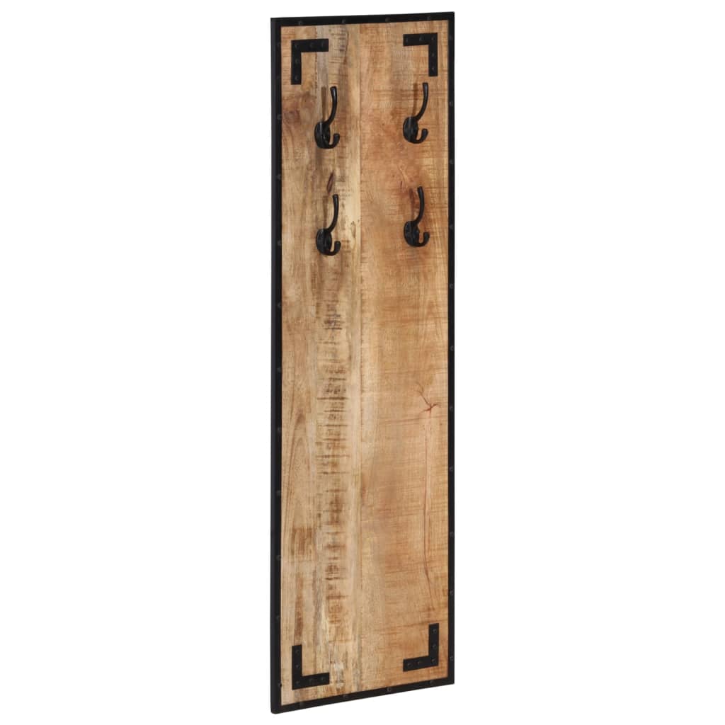 Vestiaire 35x8x110 cm Bois massif brut de manguier