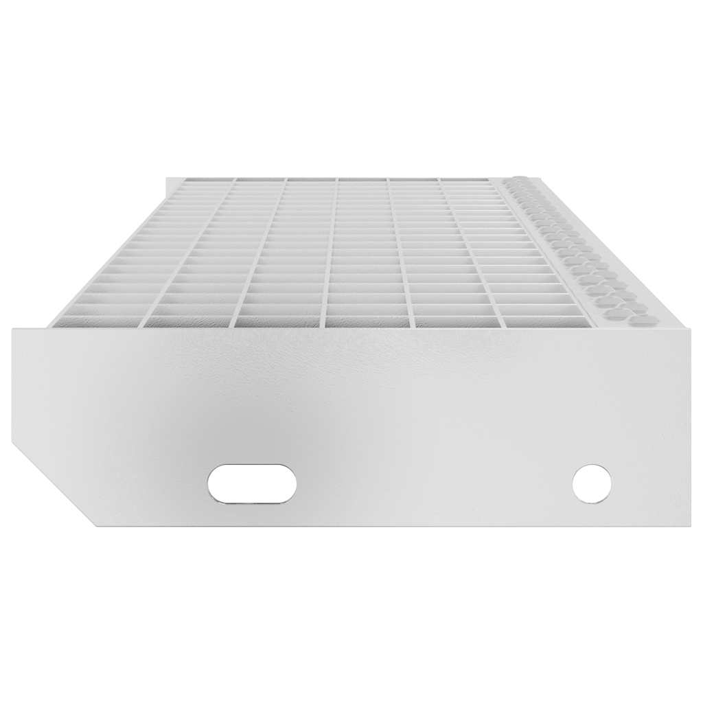 Grating stair tread 70x24x7 cm Galvanized steel