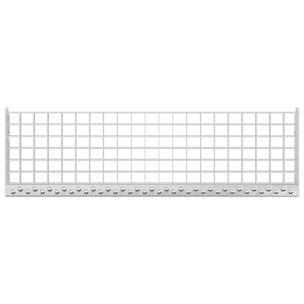 Grating Stair Tread 80x24x7 cm Galvanized Steel