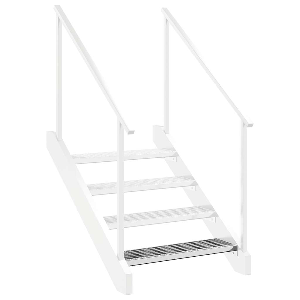 Grating Stair Tread 80x24x7 cm Galvanized Steel