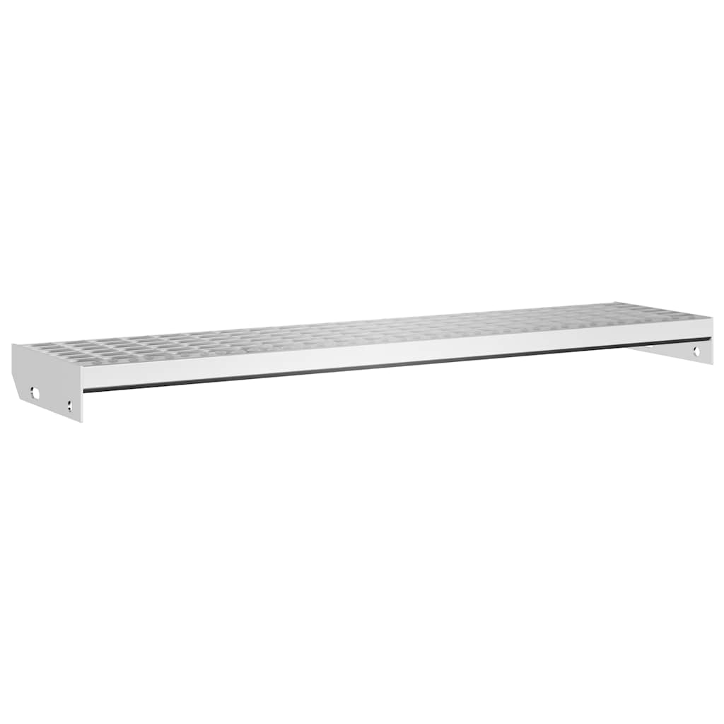 Grating Stair Tread 100x24x7 cm Galvanized Steel