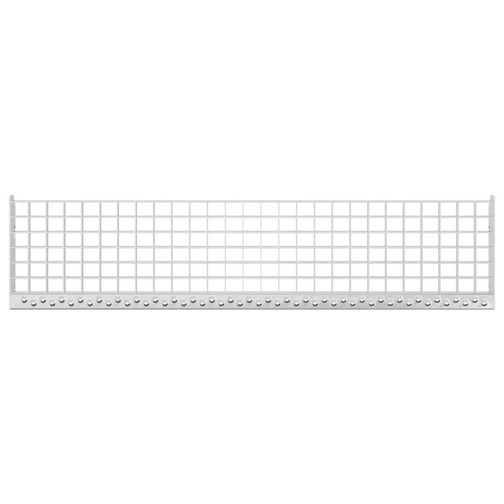 Grating Stair Tread 100x24x7 cm Galvanized Steel
