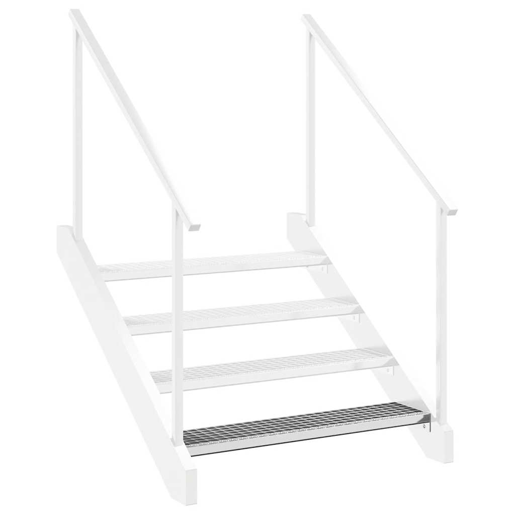 Grating Stair Tread 100x24x7 cm Galvanized Steel