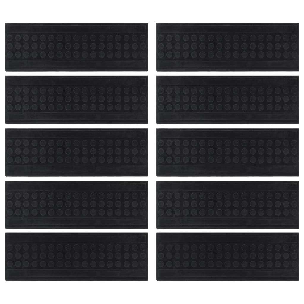 Stair Treads 10 pcs. 25x75 cm Rubber