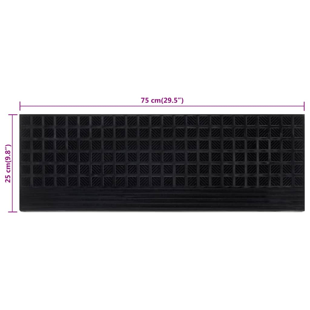 Stair Mats 5 pcs. 25x75 cm Rubber