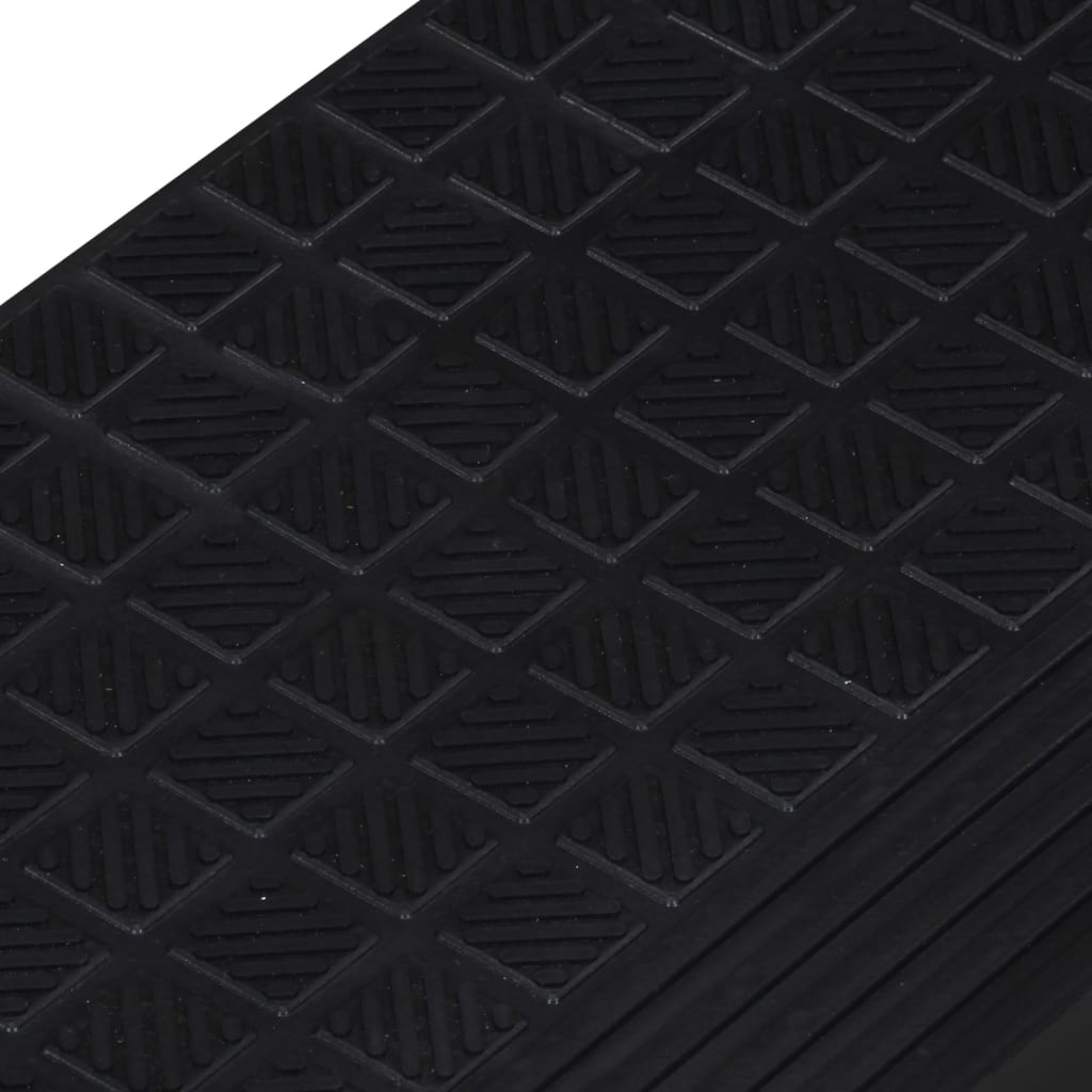 Marches d'escalier 10 pcs 25x75 cm Caoutchouc