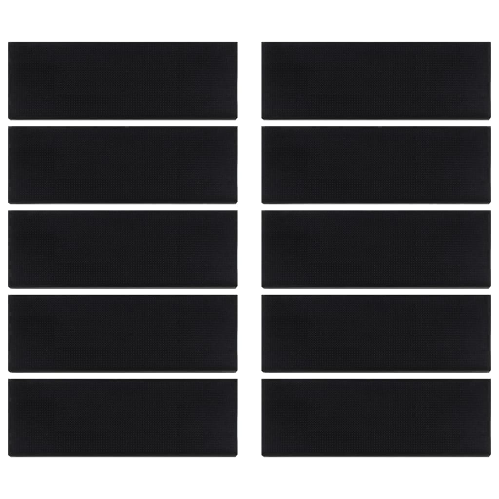 Tapis de marche 10 pcs. 25x75 cm Caoutchouc