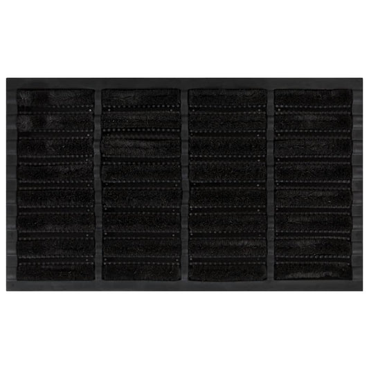 Doormat Rectangular 45x75 cm Rubber and Coconut Fiber