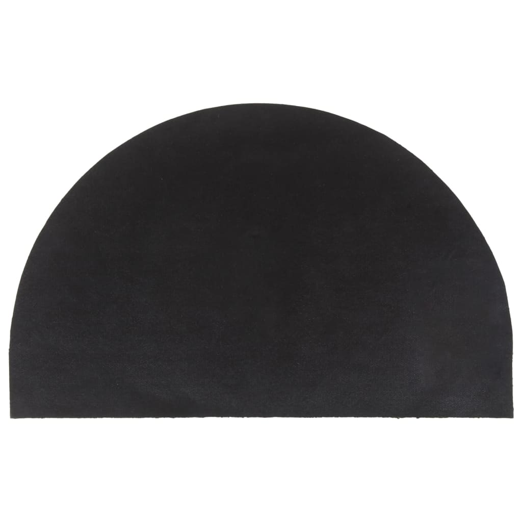Doormat Natural Half-Round 50x80 cm Coir Tufted