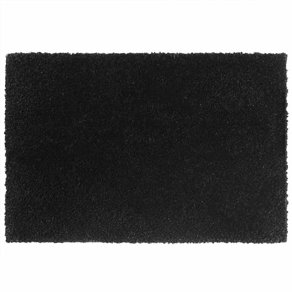 Doormat Black 40x60 cm Coir Tufted
