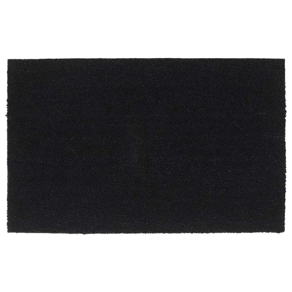 Fußmatte Schwarz 50x80 cm Kokosfaser Getuftet