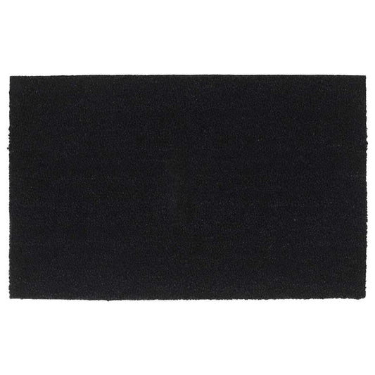 Doormat Black 50x80 cm Coir Tufted