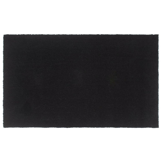 Doormat Black 90x150 cm Coir Tufted