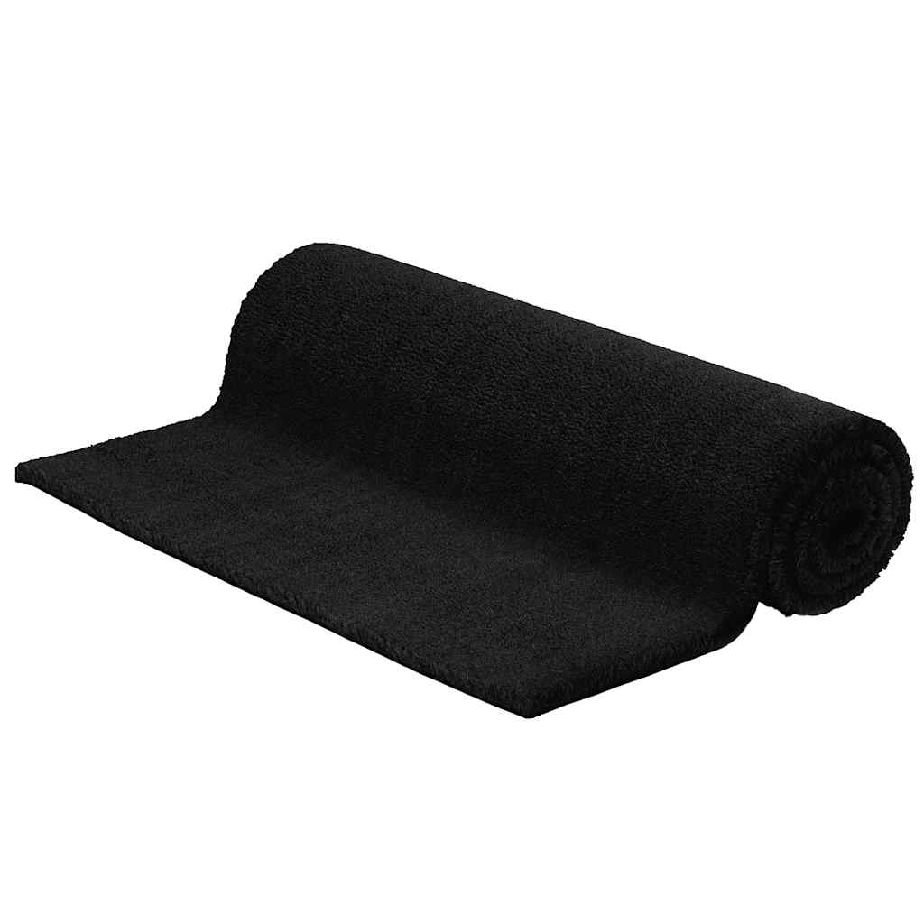 Black Doormat 100x200 cm Coir Tufted