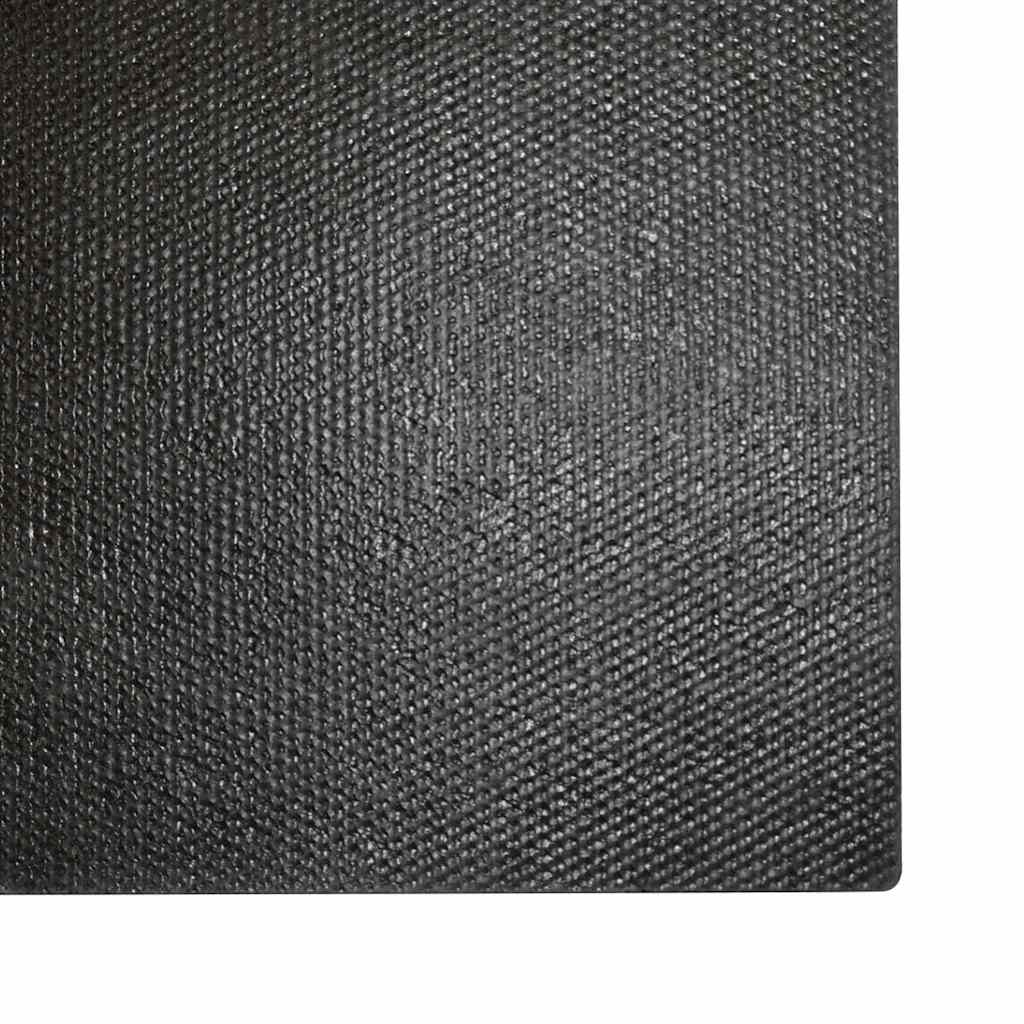 Black Doormat 100x200 cm Coir Tufted