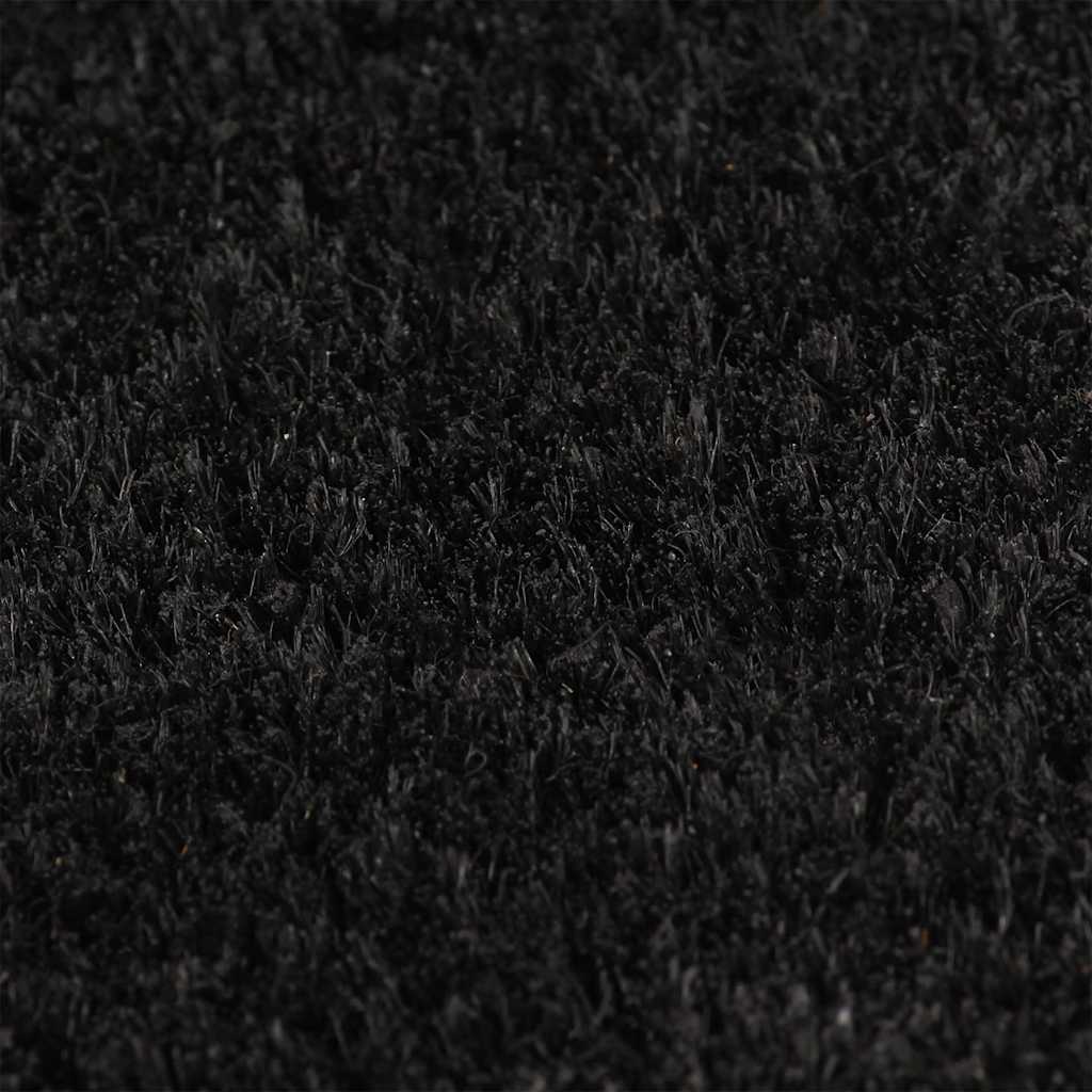 Fußmatte Schwarz 100x300 cm Kokosfaser Getuftet