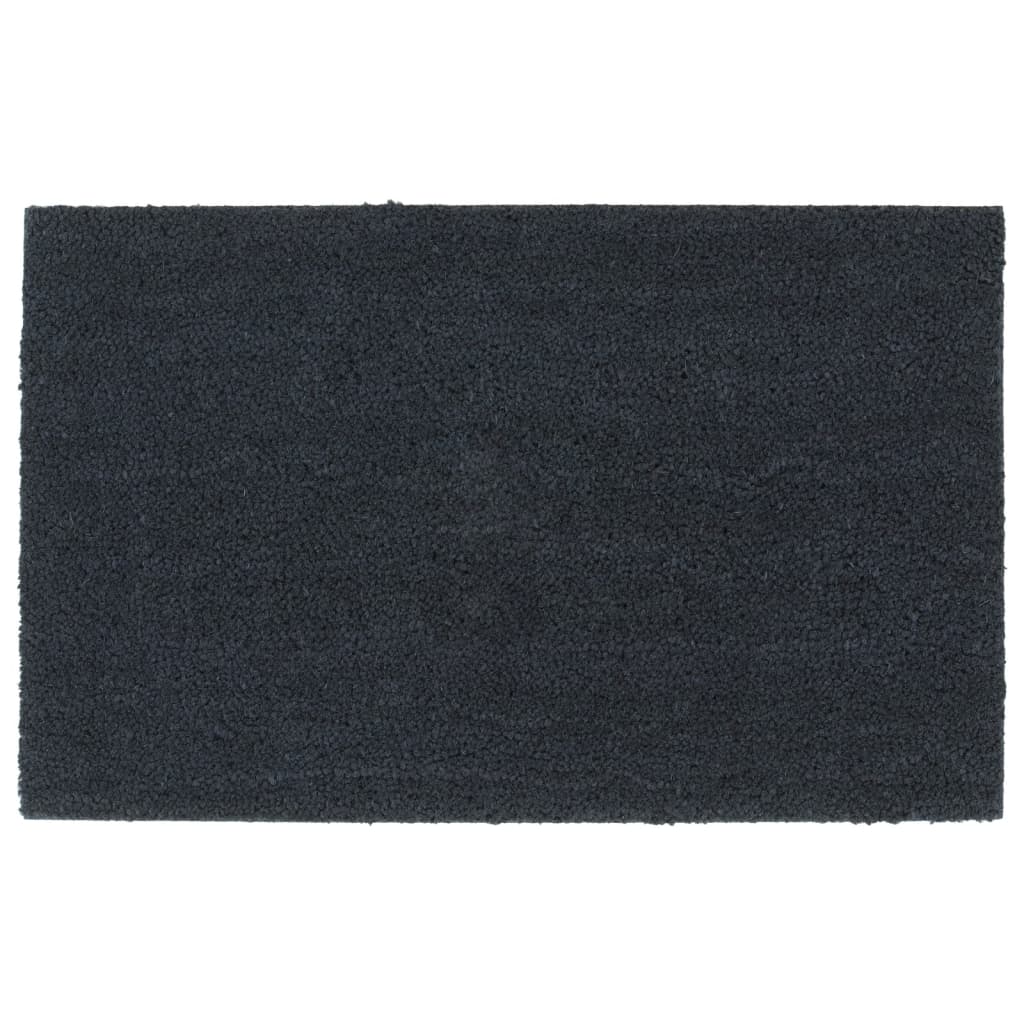 Doormat Dark Grey 50x80 cm Coir Tufted