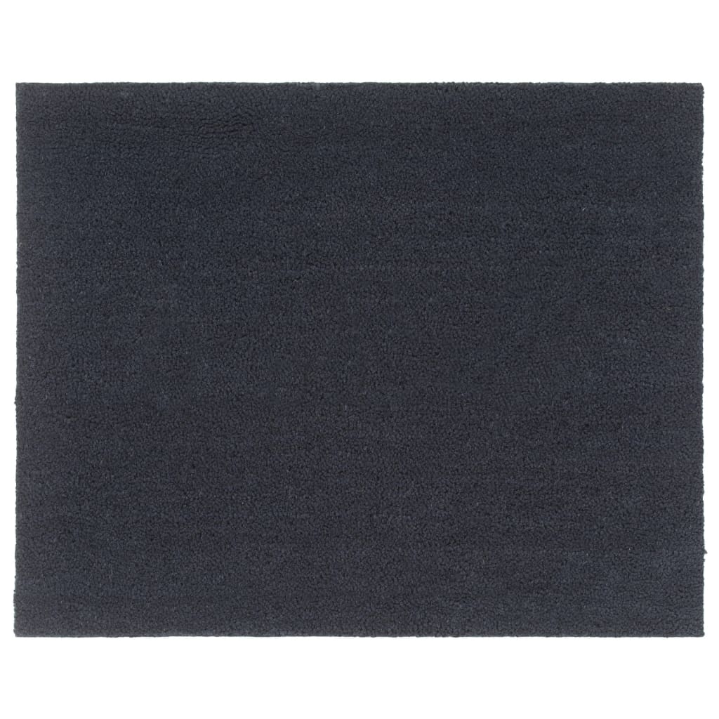 Doormat Dark Grey 80x100 cm Coir Tufted