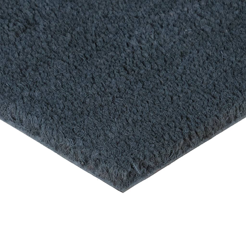 Doormat Dark Grey 80x100 cm Coir Tufted