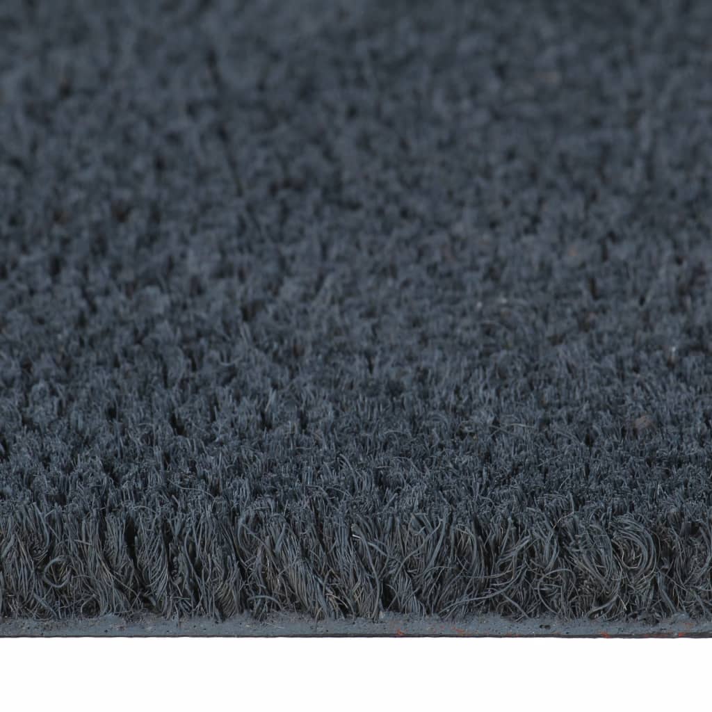 Doormat Dark Grey 80x100 cm Coir Tufted