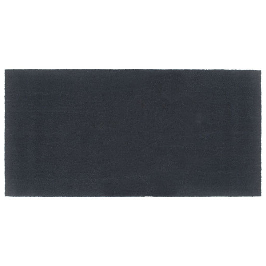 Doormat Dark Grey 100x200 cm Coir Tufted