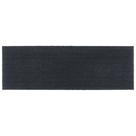 Doormat Dark Grey 100x300 cm Coir Tufted