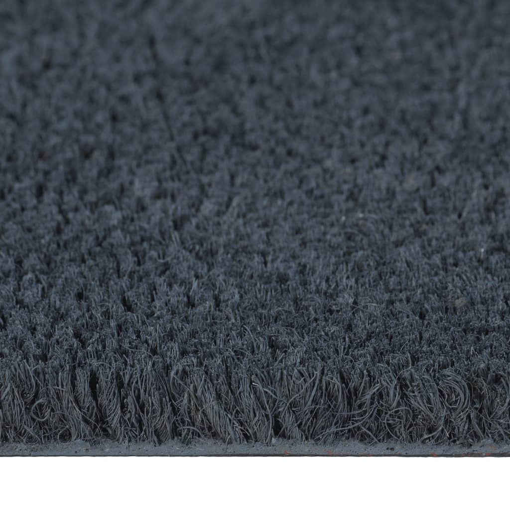 Fußmatte Dunkelgrau 100x300 cm Kokosfaser Getuftet