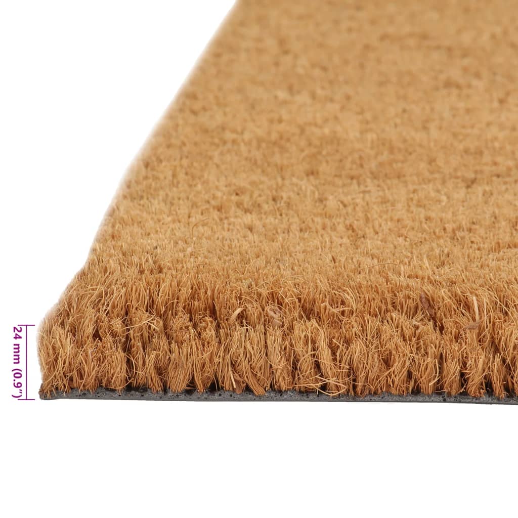 Doormats 5 pcs. Natural 40x60 cm Coir Tufted