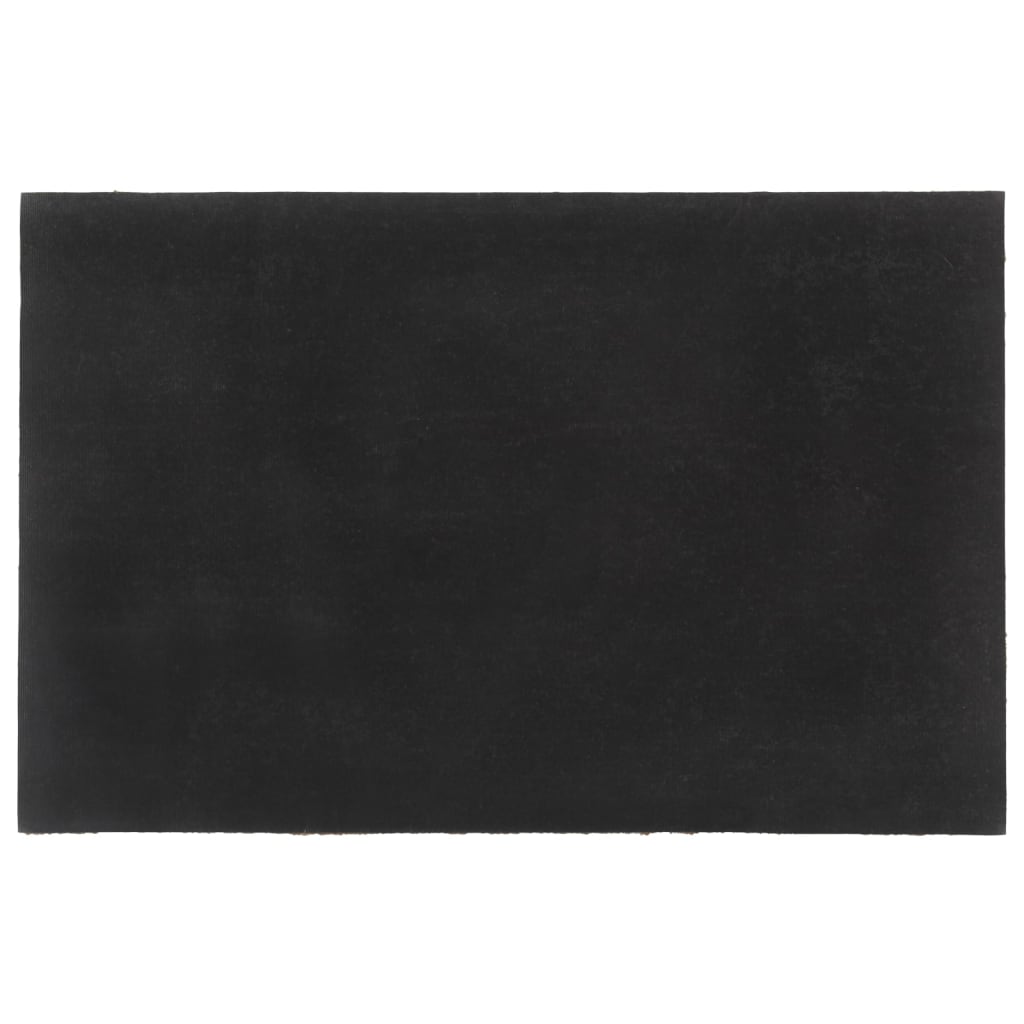 Paillasson naturel 65x100 cm en fibre de coco tuftée
