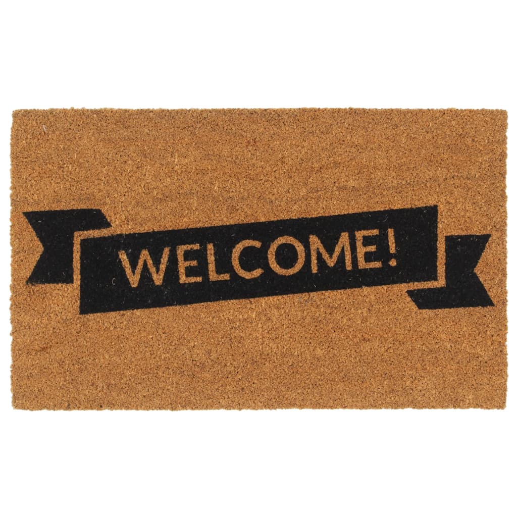 Natural Doormat 45x75 cm Tufted Coir