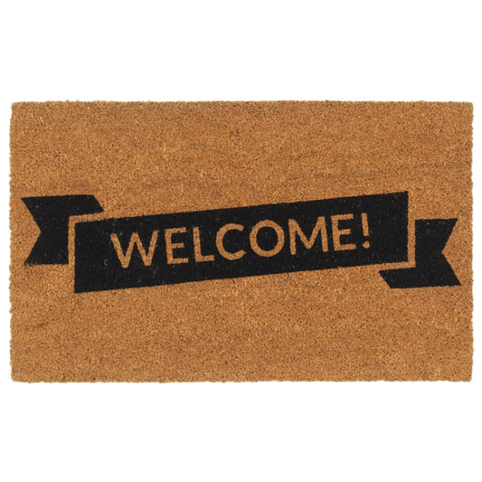 Natural Doormat 45x75 cm Tufted Coir