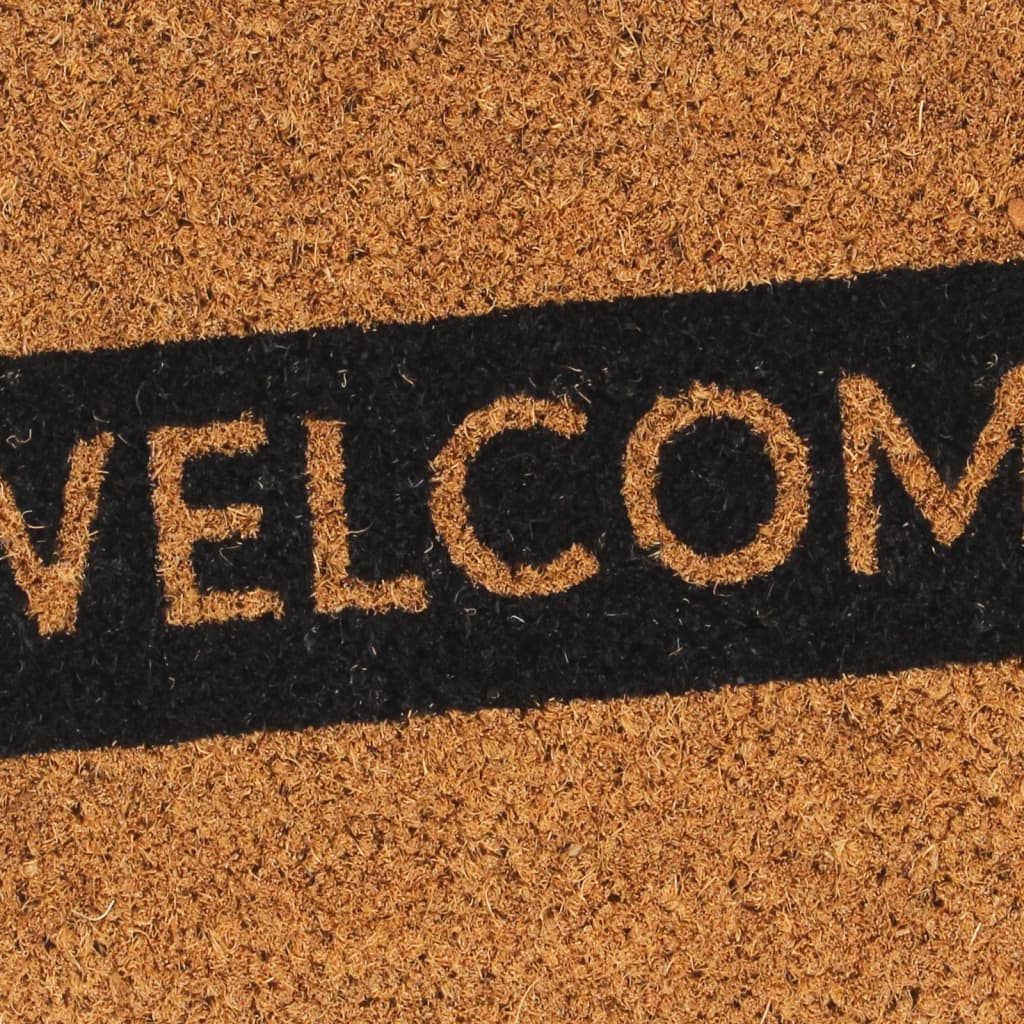 Natural Doormat 45x75 cm Tufted Coir
