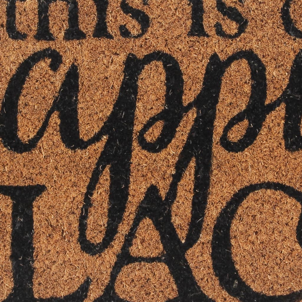 Natural Doormat 45x75 cm Tufted Coir