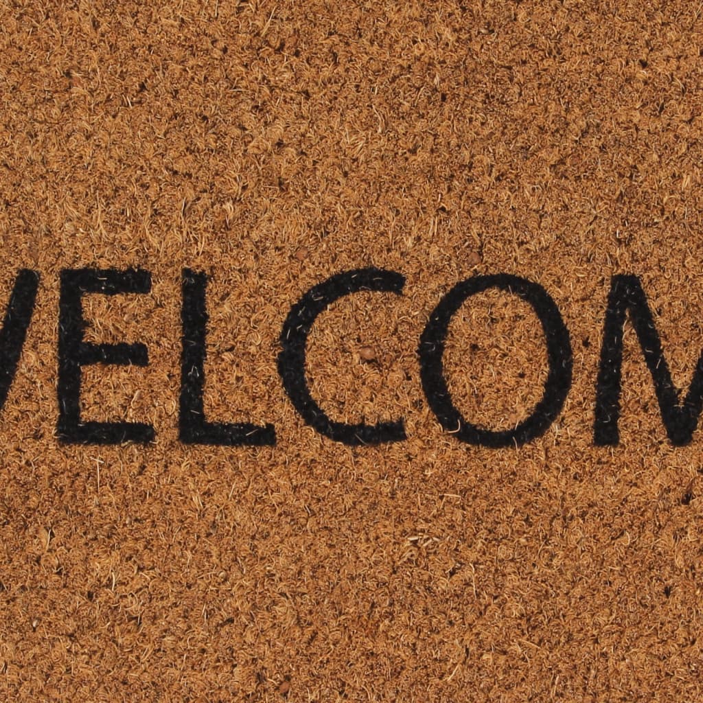 Natural Doormat 45x75 cm Tufted Coir