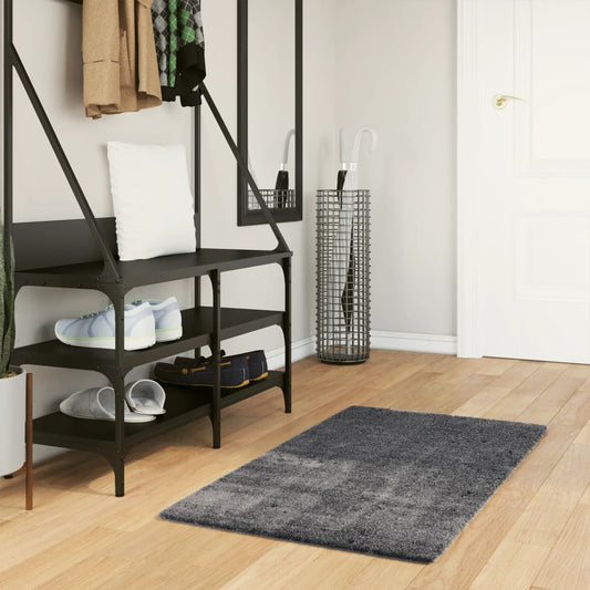 HUARTE Low-Pile Carpet Soft and Washable Anthracite 60x110 cm