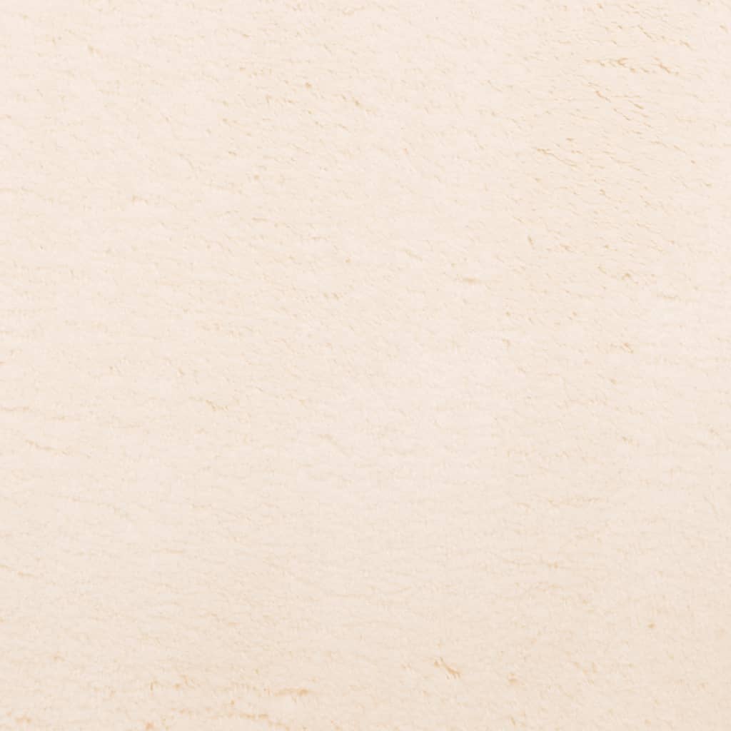 Carpet HUARTE Low Pile Soft and Washable Beige 80x250 cm
