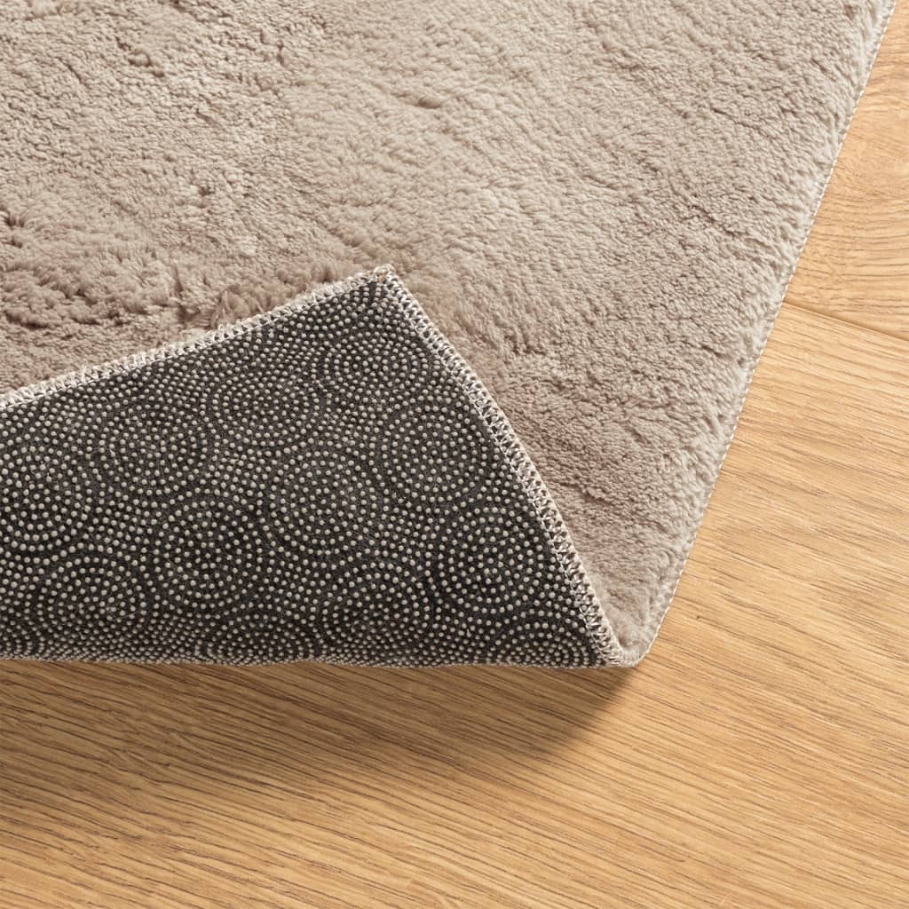 Carpet HUARTE Low Pile Soft and Washable Sand-colored 80x250 cm