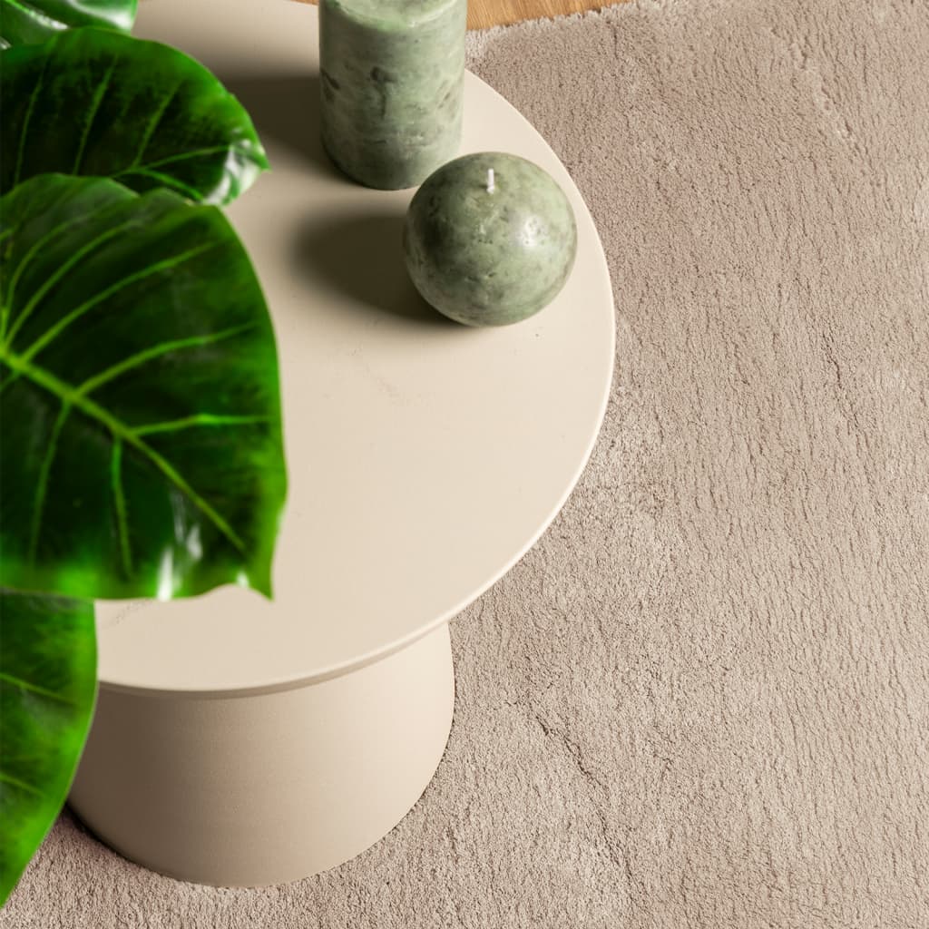 Carpet HUARTE Low Pile Soft and Washable Sand-colored 80x250 cm