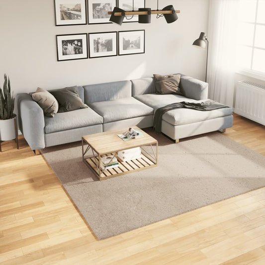 Carpet HUARTE Low Pile Soft and Washable Sand 240x240cm