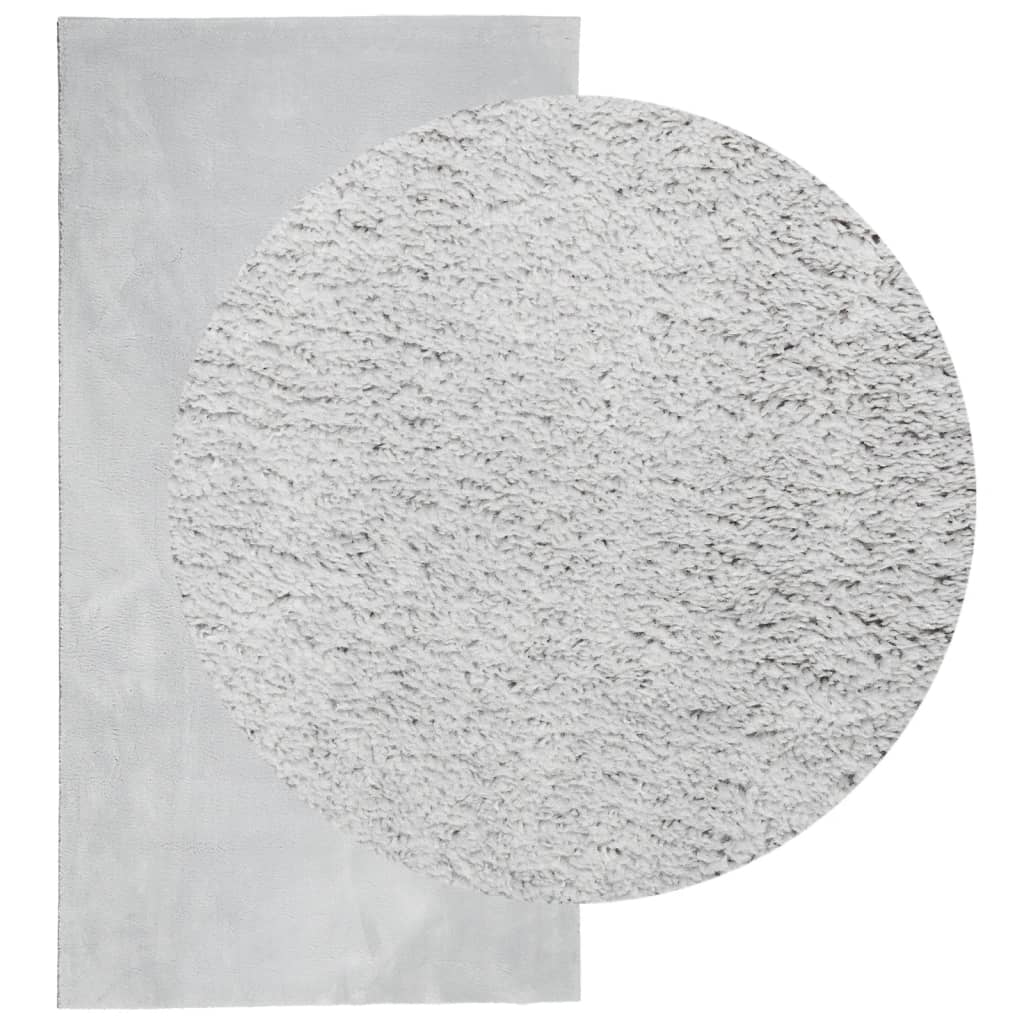 Rug HUARTE Low Pile Soft and Washable Grey 80x150 cm