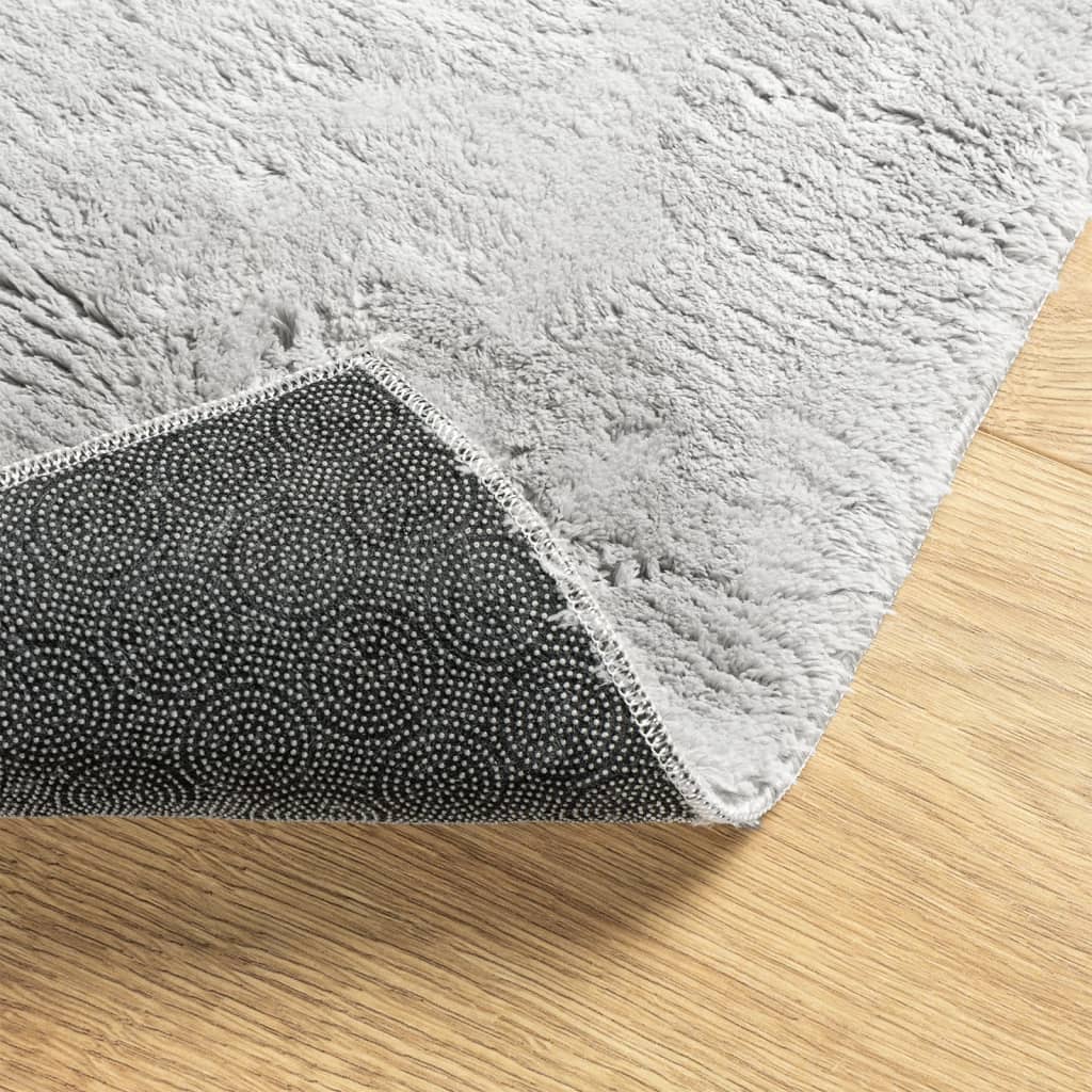 Rug HUARTE Low Pile Soft and Washable Grey 80x150 cm