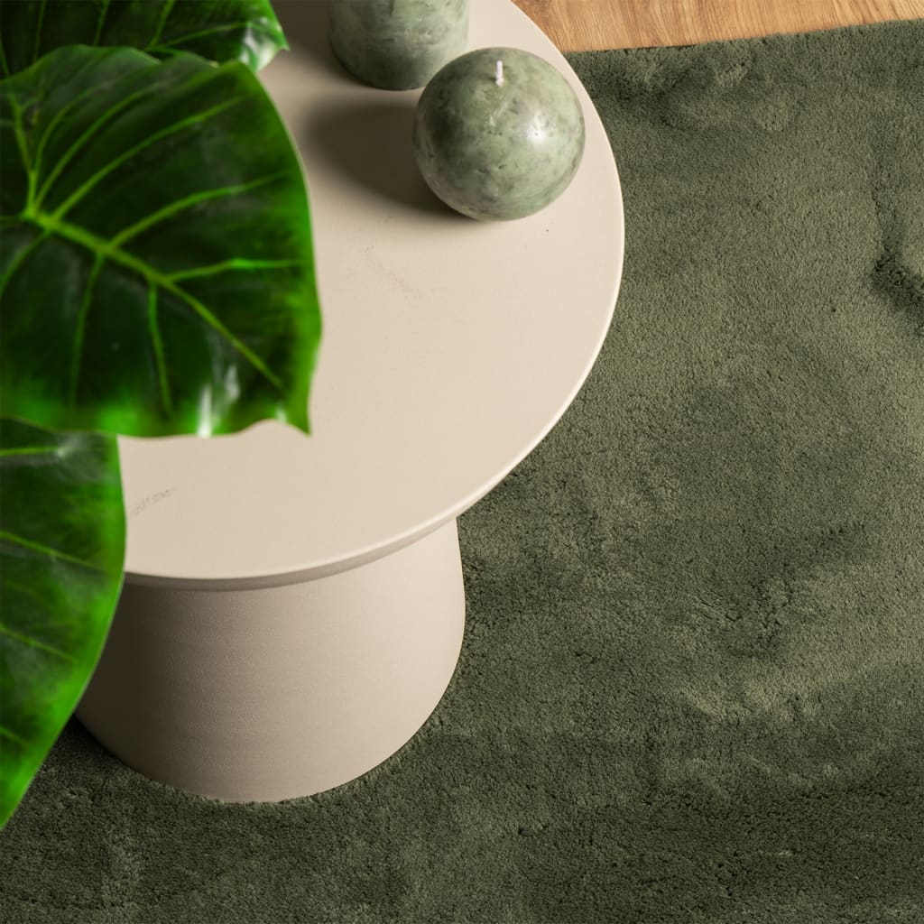 HUARTE Low-Pile Carpet Soft and Washable Forest Green 160x230 cm