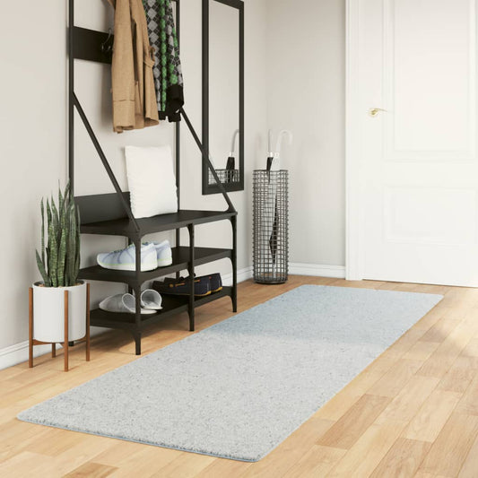 Carpet HUARTE Short Pile Soft and Washable Blue 80x250 cm