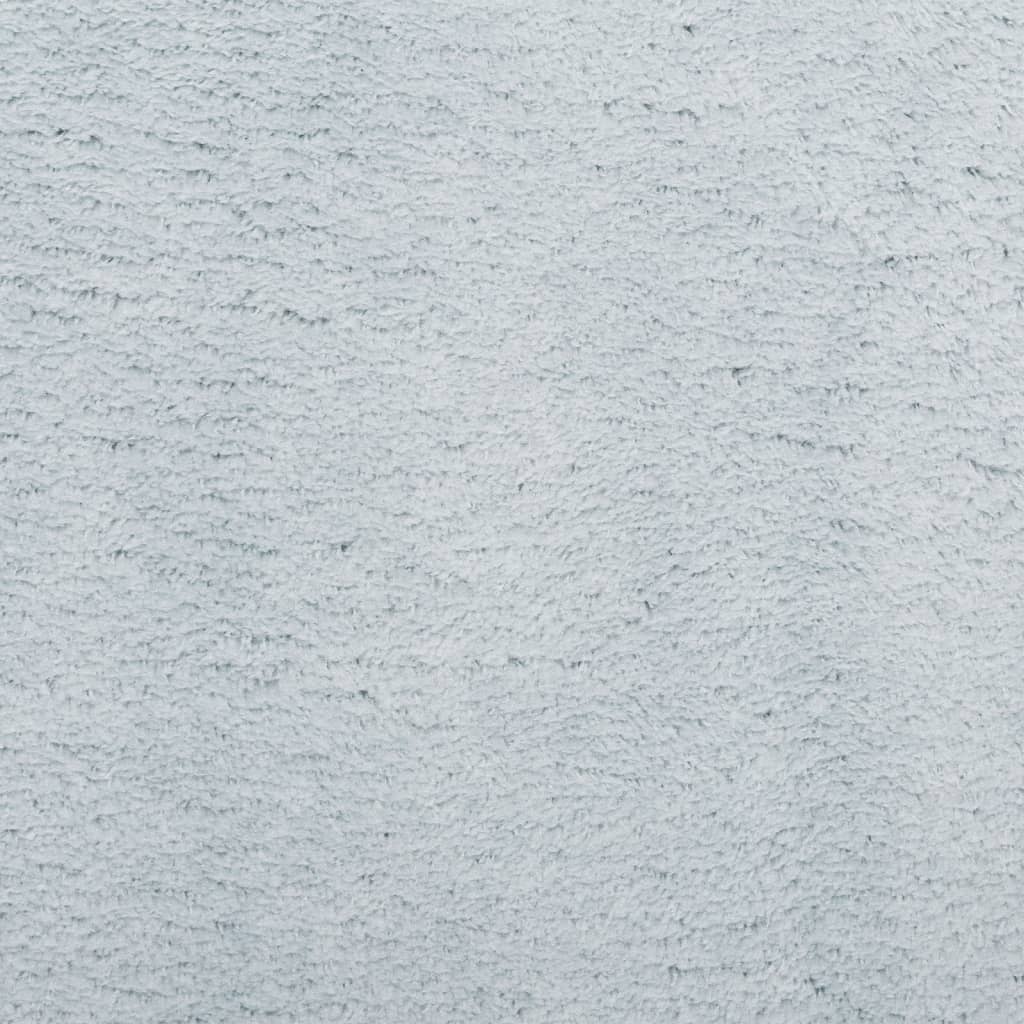 Teppich HUARTE Kurzflor Weich und Waschbar Blau 140x200 cm