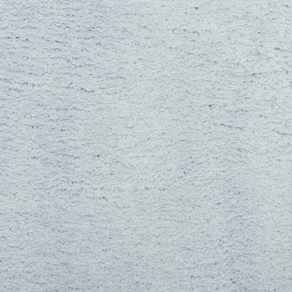 HUARTE Low Pile Rug Soft and Washable Blue 160x160 cm