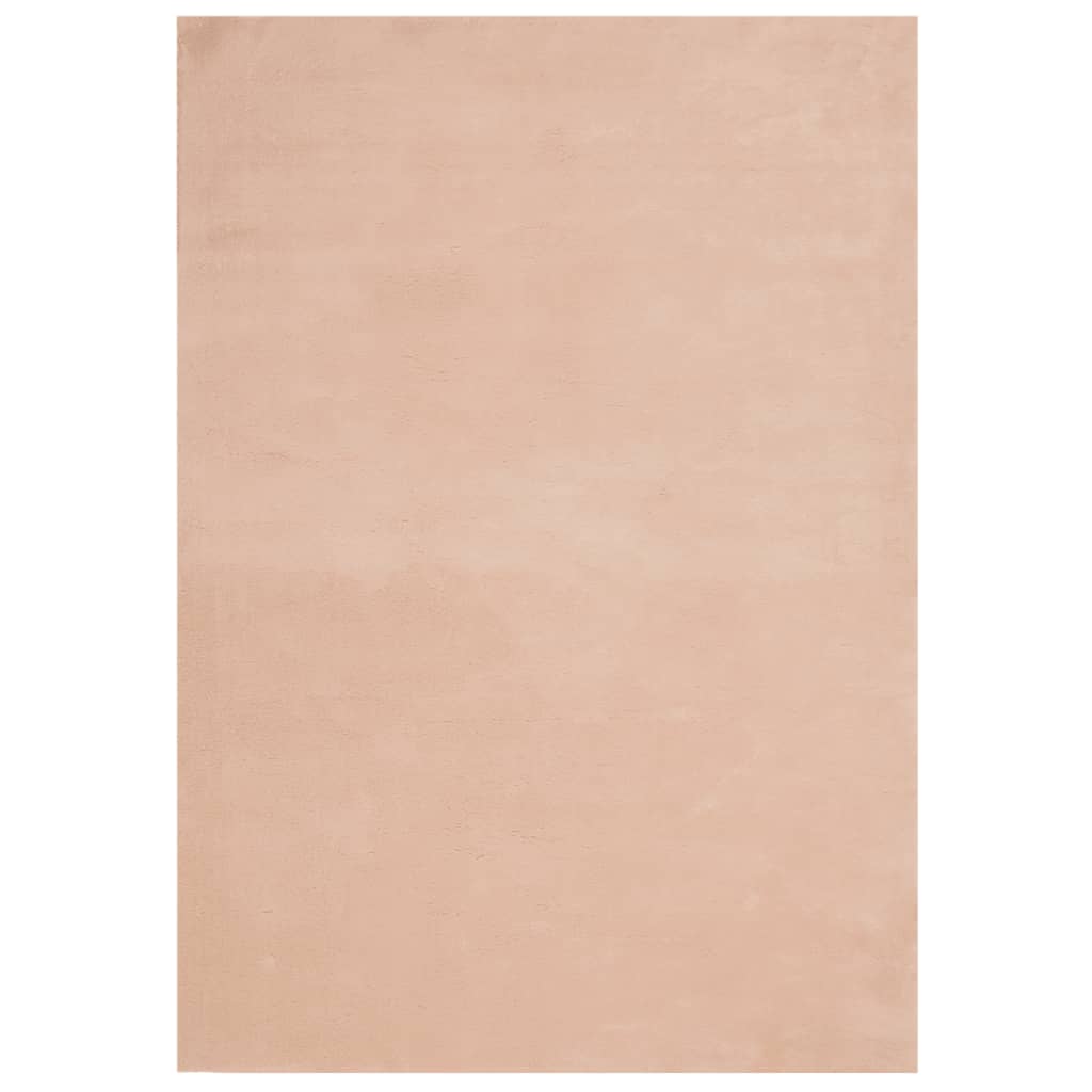 HUARTE Low-Pile Carpet Soft and Washable Pale Pink 160x230 cm