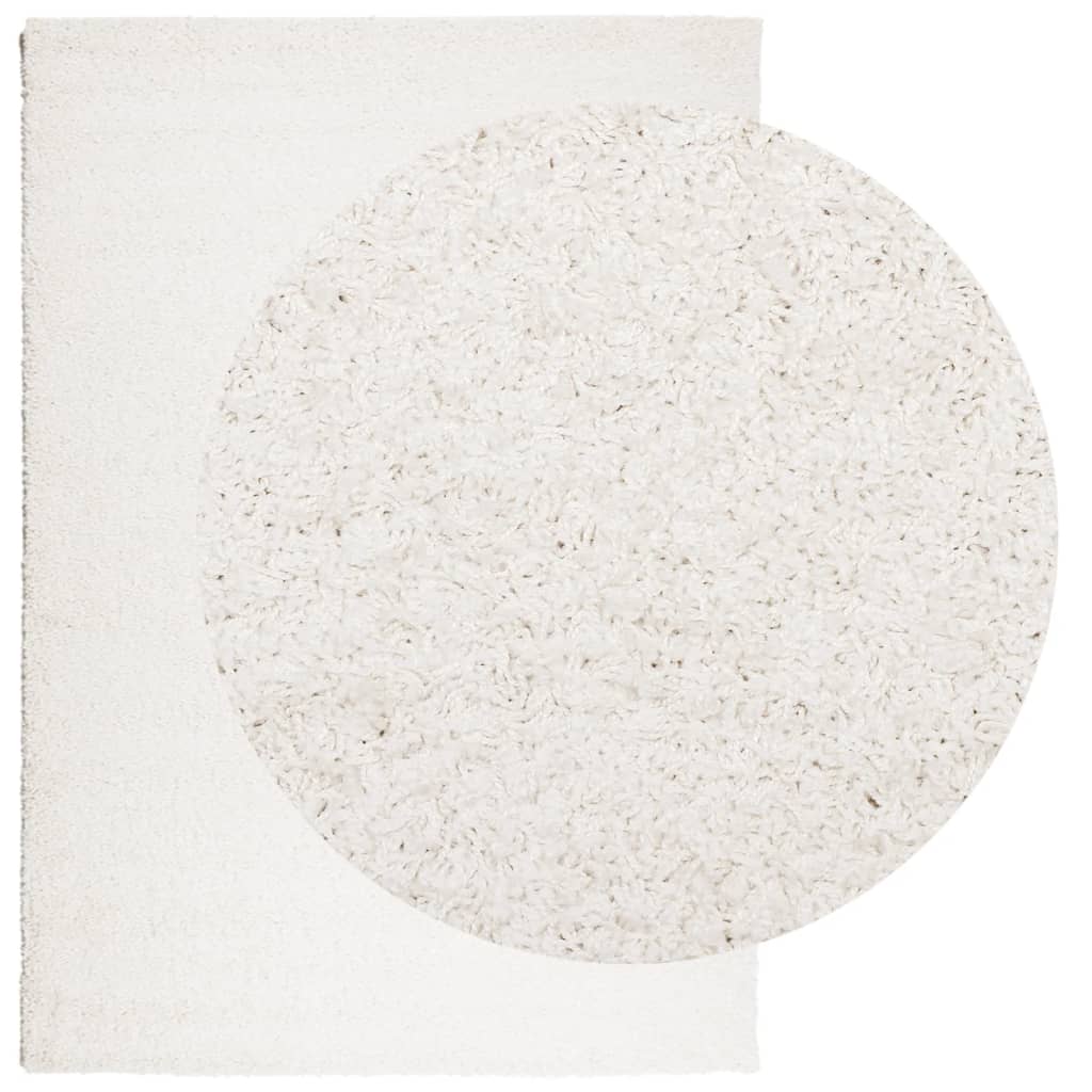 Shaggy High-Pile Modern Cream Rug 160x230 cm