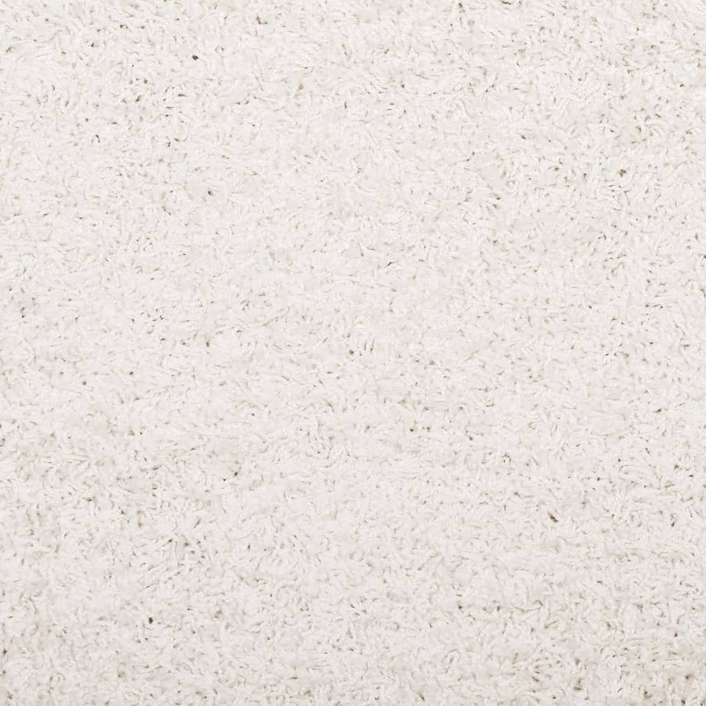Shaggy High-Pile Modern Cream Rug 160x230 cm