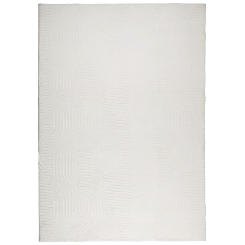 Tapis IZA Poils courts Style scandinave Crème 160x230 cm